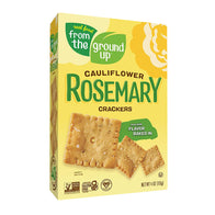 FROM THE GROUND UP CAULIFLOWER ROSEMARY CRACKERS 4 OZ BOX