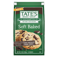TATE'S SOFT BAKED DARK CHOCOLATE CHUNK 8 OZ BAG
