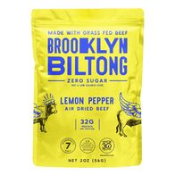 BROOKLYN BILTONG LEMON PEPPER AIR-DRIED BEEF 2 OZ POUCH