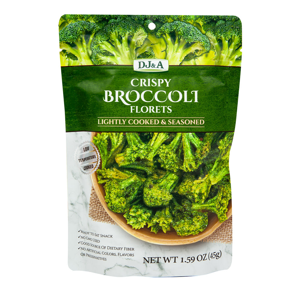 DJ&amp;A BROCCOLI FLORETS 1.59 OZ POUCH