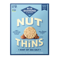 BLUE DIAMOND NUT-THINS HINT OF SEA SALT GLUTEN FREE CRACKERS 4.25 OZ BOX