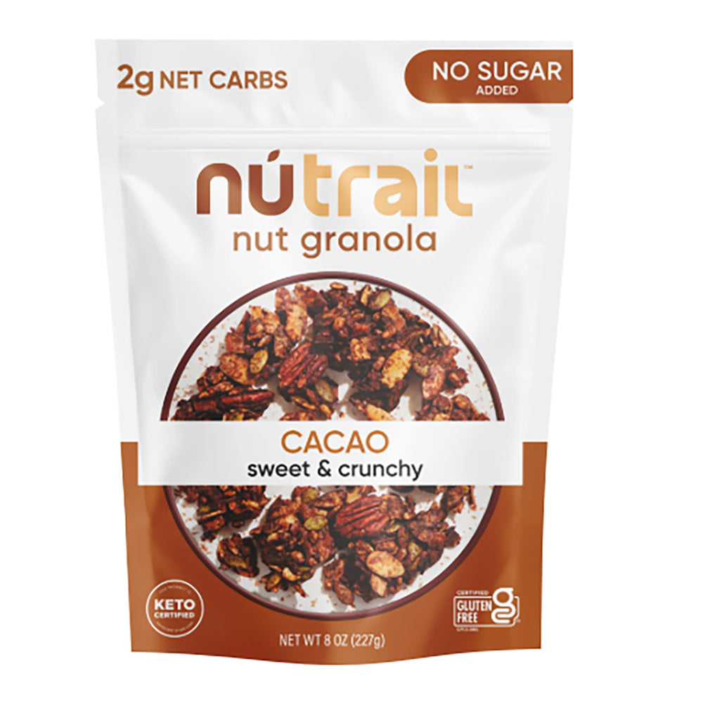 NUTRAIL NUT GRANOLA CACAO 8 OZ POUCH