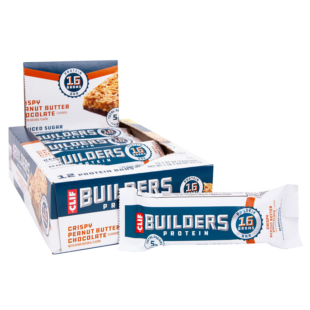 CLIF BAR CRISPY PEANUT BUTTER CHOCOLATE BUILDERS 1.27 OZ