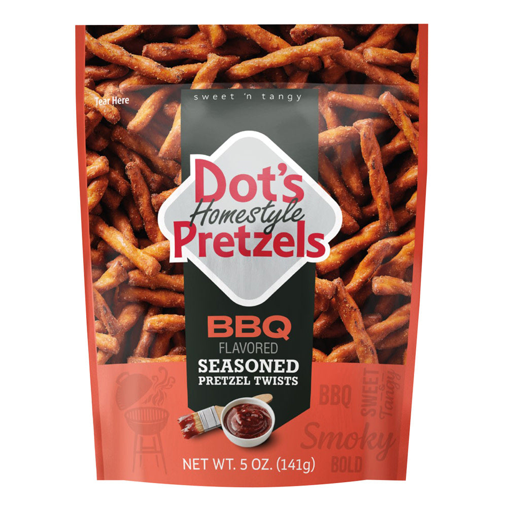 DOT&rsquo;S PRETZELS BBQ 5 OZ BAG