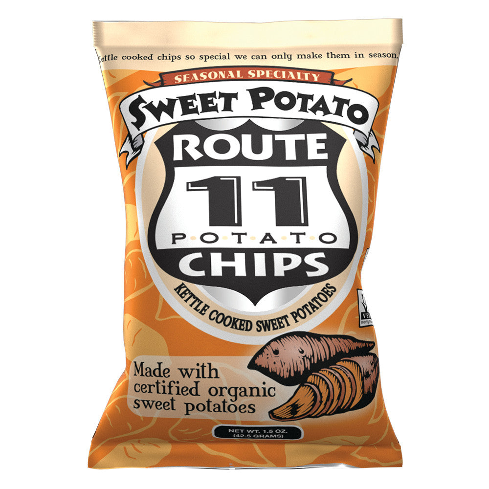 ROUTE 11 SWEET POTATO CHIPS 1.5 OZ BAG