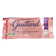 GUITTARD BAKING CHIPS AKOMA EXTRA SEMI-SWEET 12 OZ *SF DC ONLY*