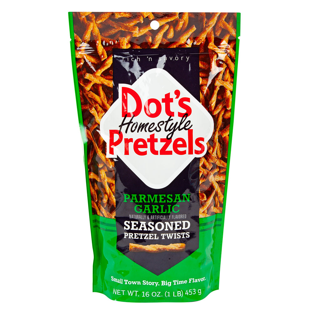 DOT&rsquo;S PRETZELS GARLIC PARMESAN 16 OZ BAG