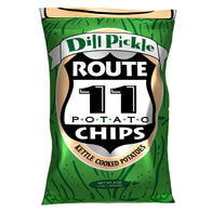 ROUTE 11 DILL PICKLE POTATO CHIPS 6 OZ BAG