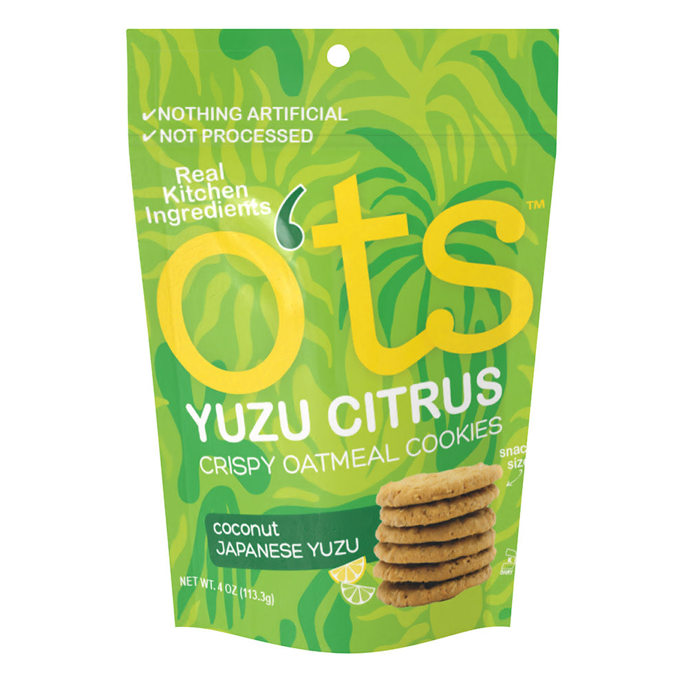 O'TS - YUZU CITRUS THIN AND CRISP OATMEA COOK - 4OZ