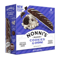 NONNI'S BISCOTTI COOKIES &amp; CREME 6.88 OZ BOX