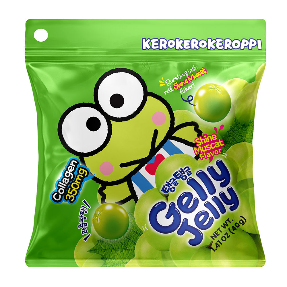 GELLY JELLY KEROPPI SHINE MUSCAT 1.41 OZ PEG BAG