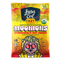LESSER EVIL HOT ONION MOONIONS HYPERSPACE 6 OZ BAG