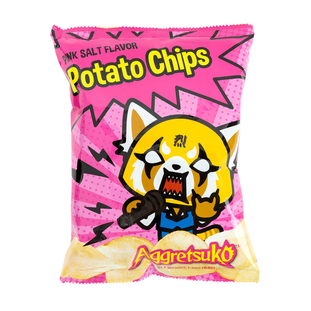 AGGRETSUKO PINK SALT POTATO CHIPS 1.9 OZ BAG