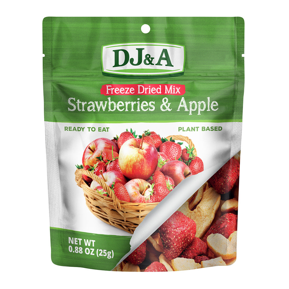 DJ&A - FREEZE DRIED STRAWBERRY & APPLE - 0.88OZ