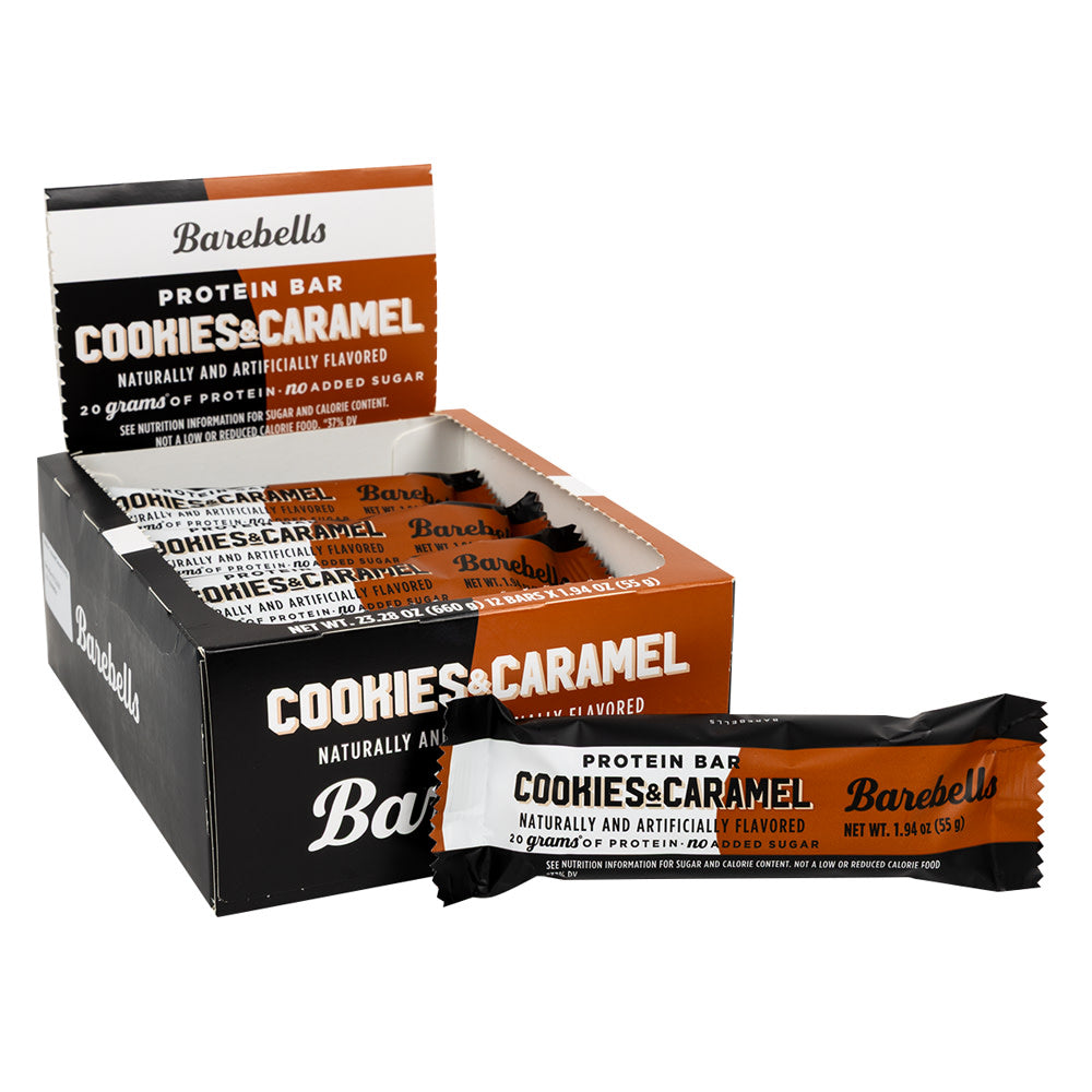 BAREBELLS COOKIES &amp; CARAMEL 1.94 OZ