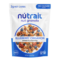 NUTRAIL NUT GRANOLA BLUEBERRY CINNAMON 8 OZ POUCH