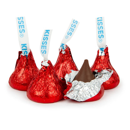 Red Hershey Kisses - 12lb Bulk