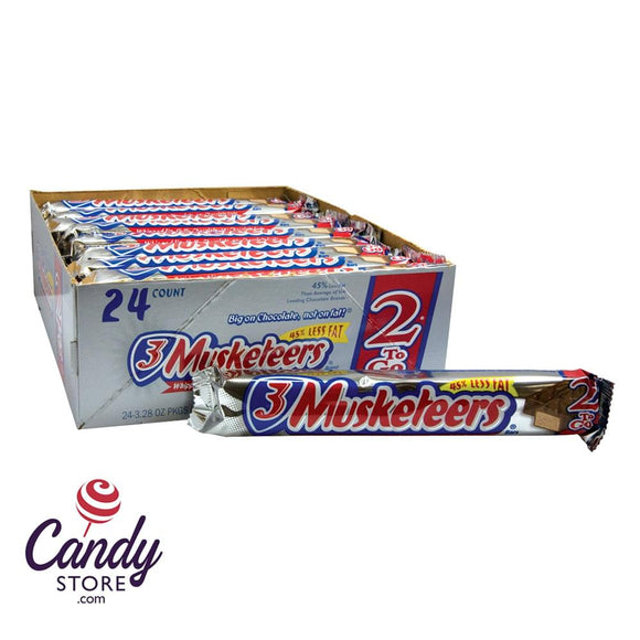 3 Musketeers 3.28oz King Size Bar - 24ct CandyStore.com