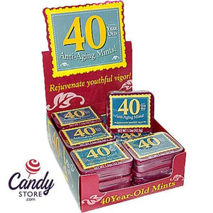 40 Year Old Anti-Aging Mints - 18ct CandyStore.com