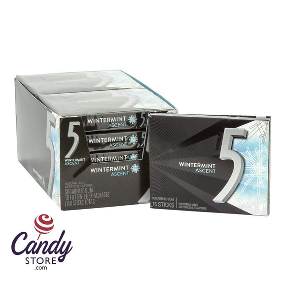 5 Ascent Wintermint Gum - 10ct CandyStore.com