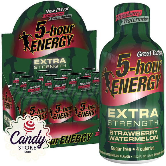 5-Hour Energy Extra Strength Strawberry Watermelon - 12ct CandyStore.com