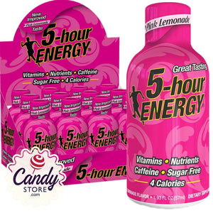 5-Hour Energy Pink Lemonade - 12ct CandyStore.com