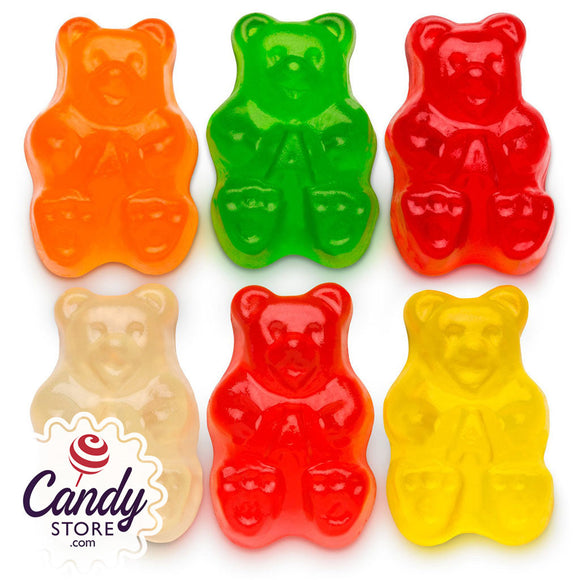 6 Flavor Assorted Gummi Bears - 5lb CandyStore.com