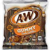 A&W Root Beer Gummy Soda Bottles - 6ct CandyStore.com