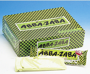 Abba-Zaba Sour Apple Bars - 24ct CandyStore.com