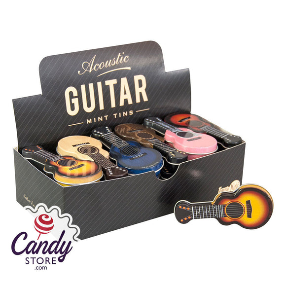 Acoustic Guitar Assorted Mints Tin - 24ct CandyStore.com
