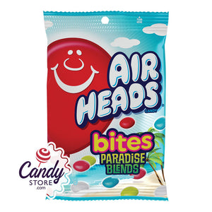 Airheads Bites Paradise Blend 6oz Peg Bags - 12ct CandyStore.com