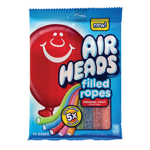 Airheads Filled Ropes 5oz Peg Bags - 12ct CandyStore.com