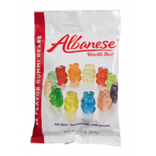 Albanese 12 Flavor Gummy Bear Peg Bags - 12ct CandyStore.com