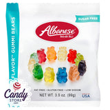 Albanese Sugar Free 12 Flavor Gummy Bear Peg Bags - 12ct CandyStore.com