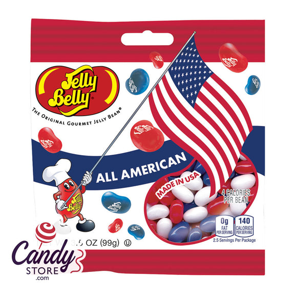 All American Mix Jelly Belly Jelly Beans 3.5oz Bag - 12ct CandyStore.com