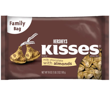 Almond Hersheys Kisses - 18oz CandyStore.com