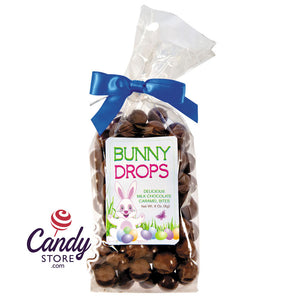 Amusemints Bunny Drops Milk Chocolate Caramel Duds 9.25oz Bags - 12ct CandyStore.com