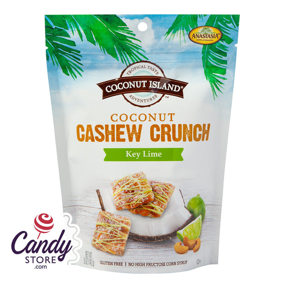 Anastasia Coconut Cashew Crunch Key Lime 5oz Pouch - 6ct CandyStore.com