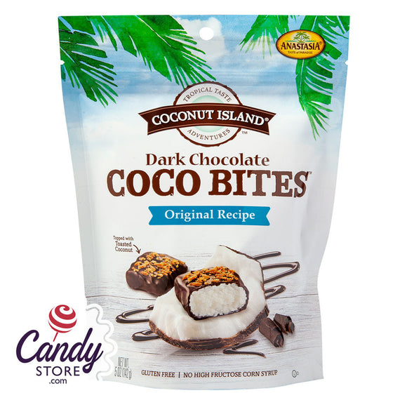 Anastasia Coconut Island Coco Bites Original 5oz Pouch - 6ct CandyStore.com