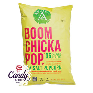 Angie's Boomchickapop Sea Salt Popcorn 4.8oz Bags - 12ct CandyStore.com