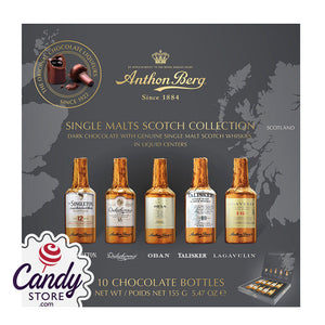 Anthon Berg Chocolates Single Malts Scotch 10-Piece 5.47oz - 9ct CandyStore.com