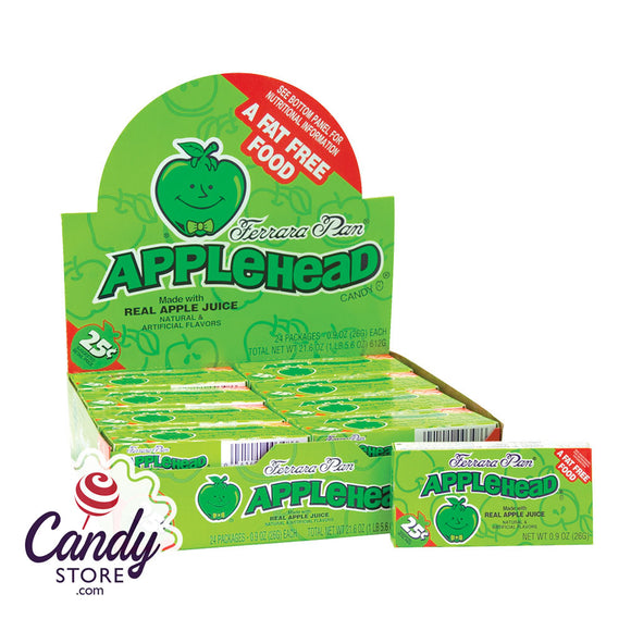 AppleHead Candy Mini Boxes - 24ct CandyStore.com
