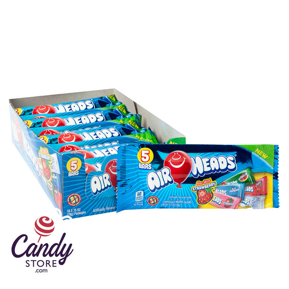 Assorted 5-Piece Airheads 2.75oz - 18ct CandyStore.com