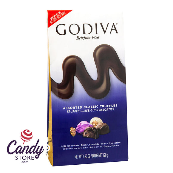 Assorted Godiva Truffles 4.25oz Bag - 6ct CandyStore.com
