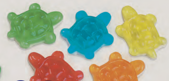 Assorted Gummi Turtles - 5lb CandyStore.com