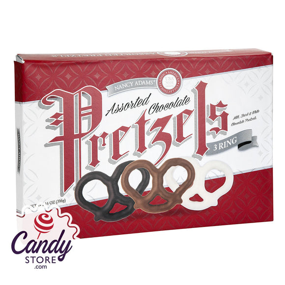 Assorted Pretzels 14oz Box Nancy Adams - 6ct CandyStore.com