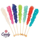 Assorted Rock Candy Crystal Sticks - 36ct Jar CandyStore.com