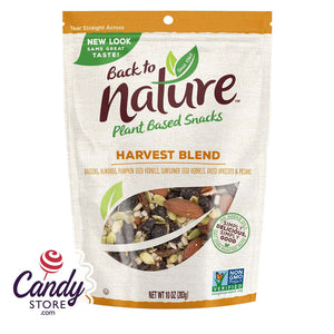 Back To Nature Harvest Blend Trail Mix 10oz Pouch - 9ct CandyStore.com