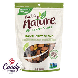 Back To Nature Nantucket Blend Trail Mix 10oz Pouch - 9ct CandyStore.com