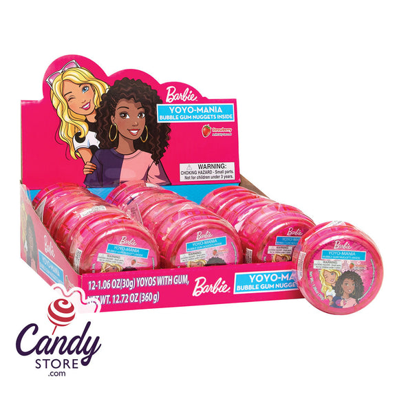 Barbie Yoyo Mania Toy Yoyo w Candy - 12ct CandyStore.com